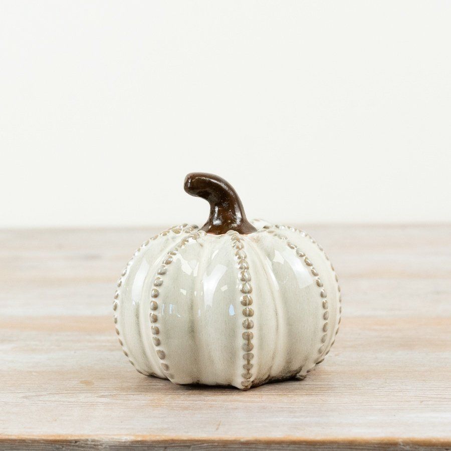 Cream Ceramic Squash