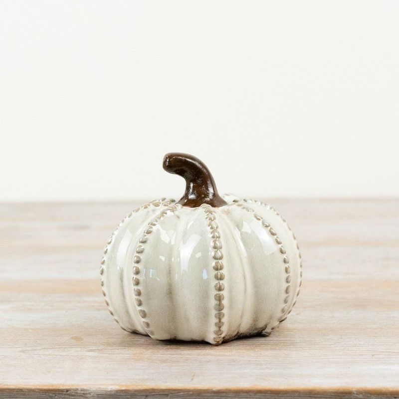 Cream Ceramic Squash