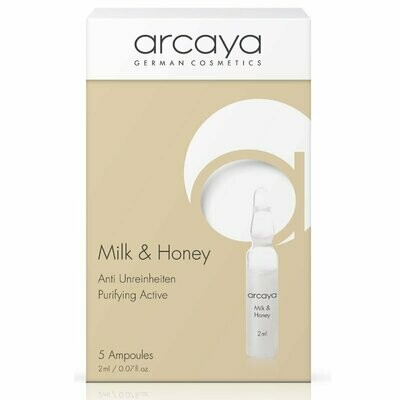 Arcaya Ampulle Gesicht Milk & Honey Ampullen Stark gegen unreine Haut 5x 2ml
