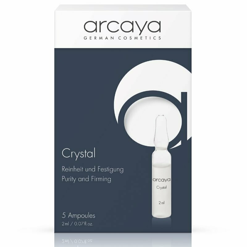 Arcaya Ampulle Gesicht Crystal Ampullen Reinheit und Festigung  5x 2ml