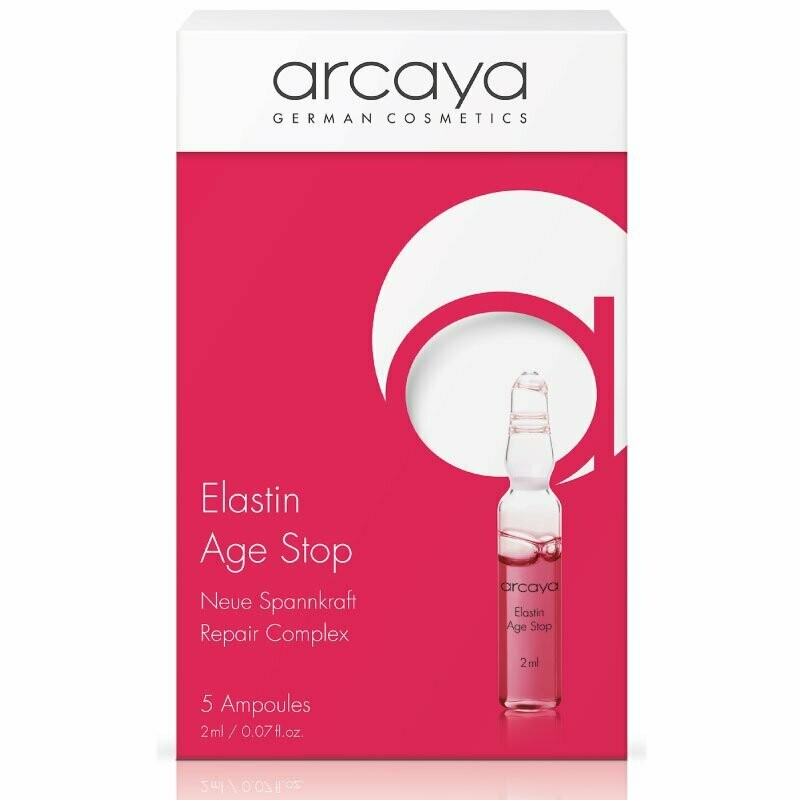 Arcaya Elastin Age Stop Ampullen Beste Wirksamkeit für neue Gewebefestigkeit 5x 2ml