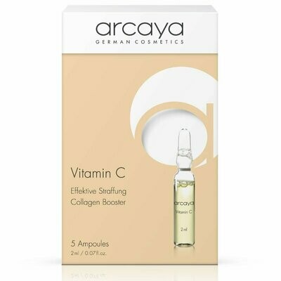 Arcaya Ampulle GesichtVitamin C Ampullen Collagen Booster und Anti Pigment 5x 2ml