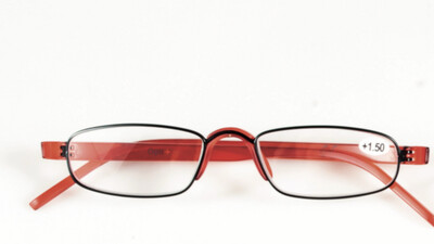 Oculo de Leitura LAB1 Preto/Vermelho