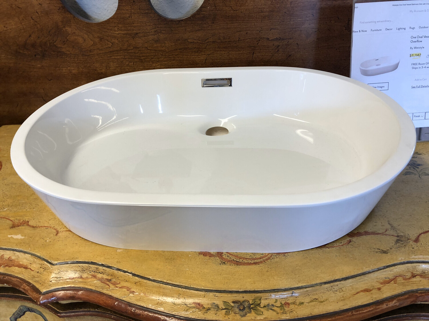 Wetstyle Ove Oval Vessel Bathroom Sink