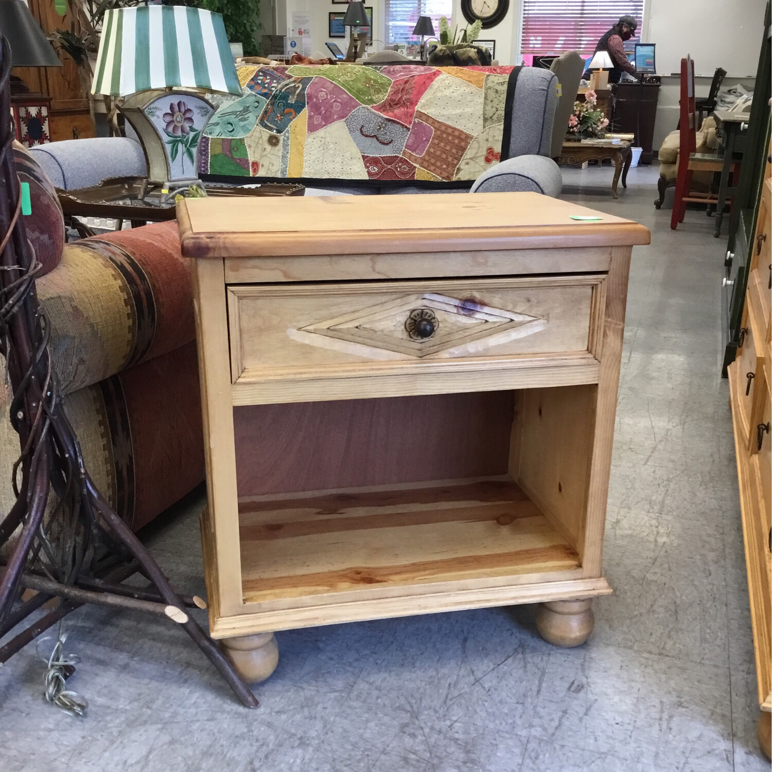 Light Wood Side Table