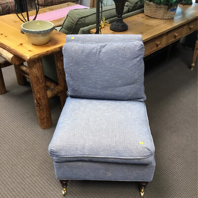 Blue & Tan Chair