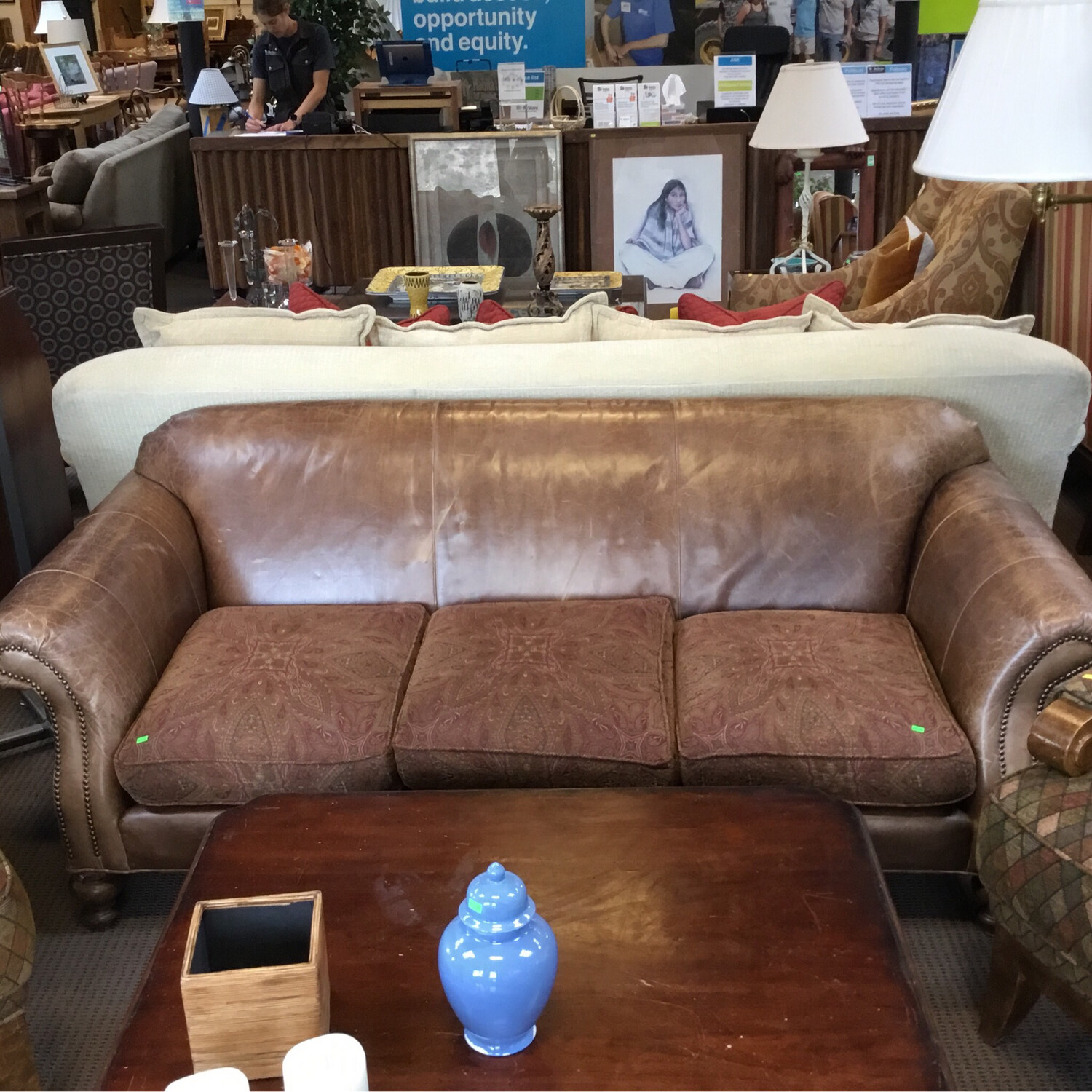 Old Hickory Tannery Couch