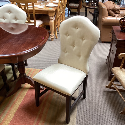 Elegant Cream Dining Chairs