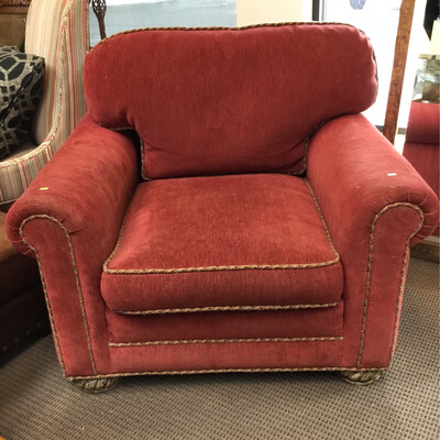 Large Red Armchair