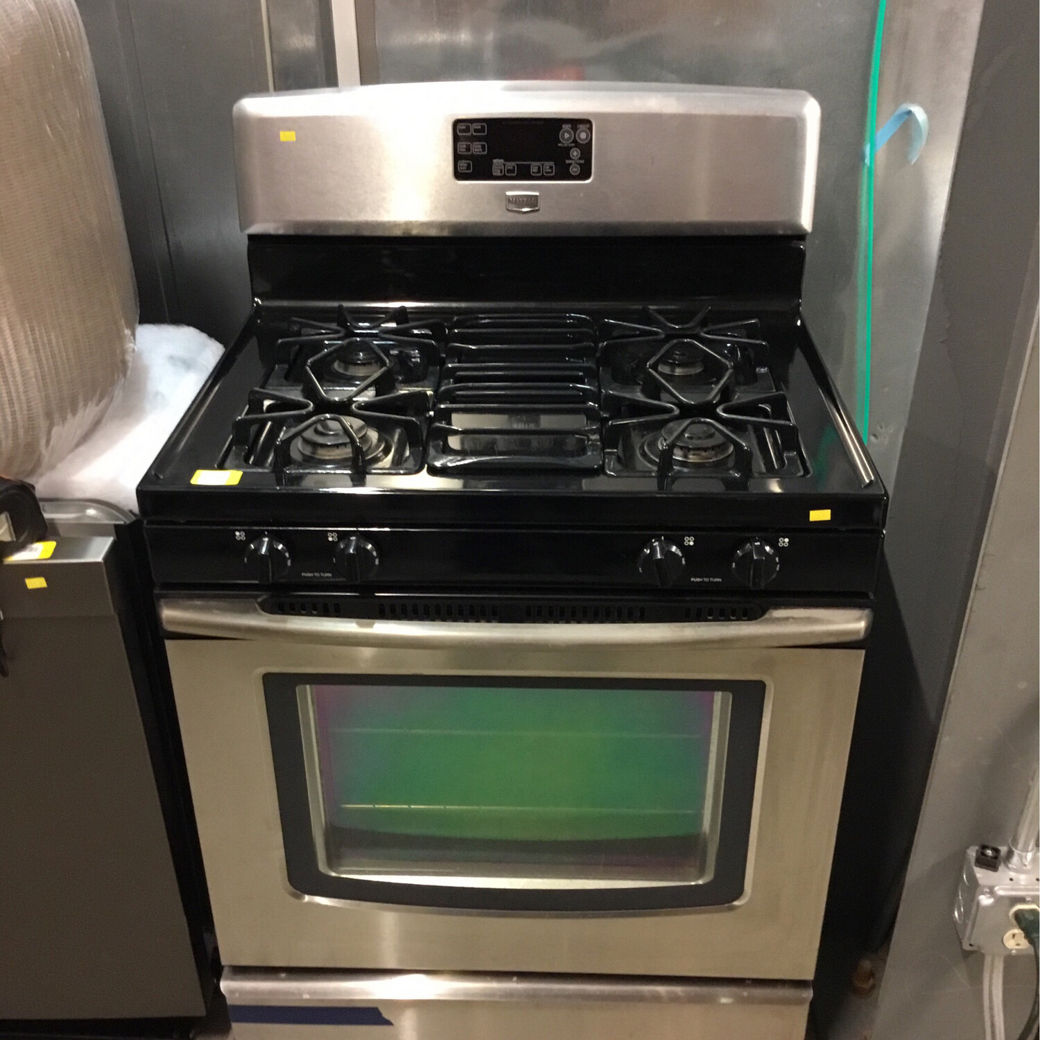 Black Maytag Stove/Oven