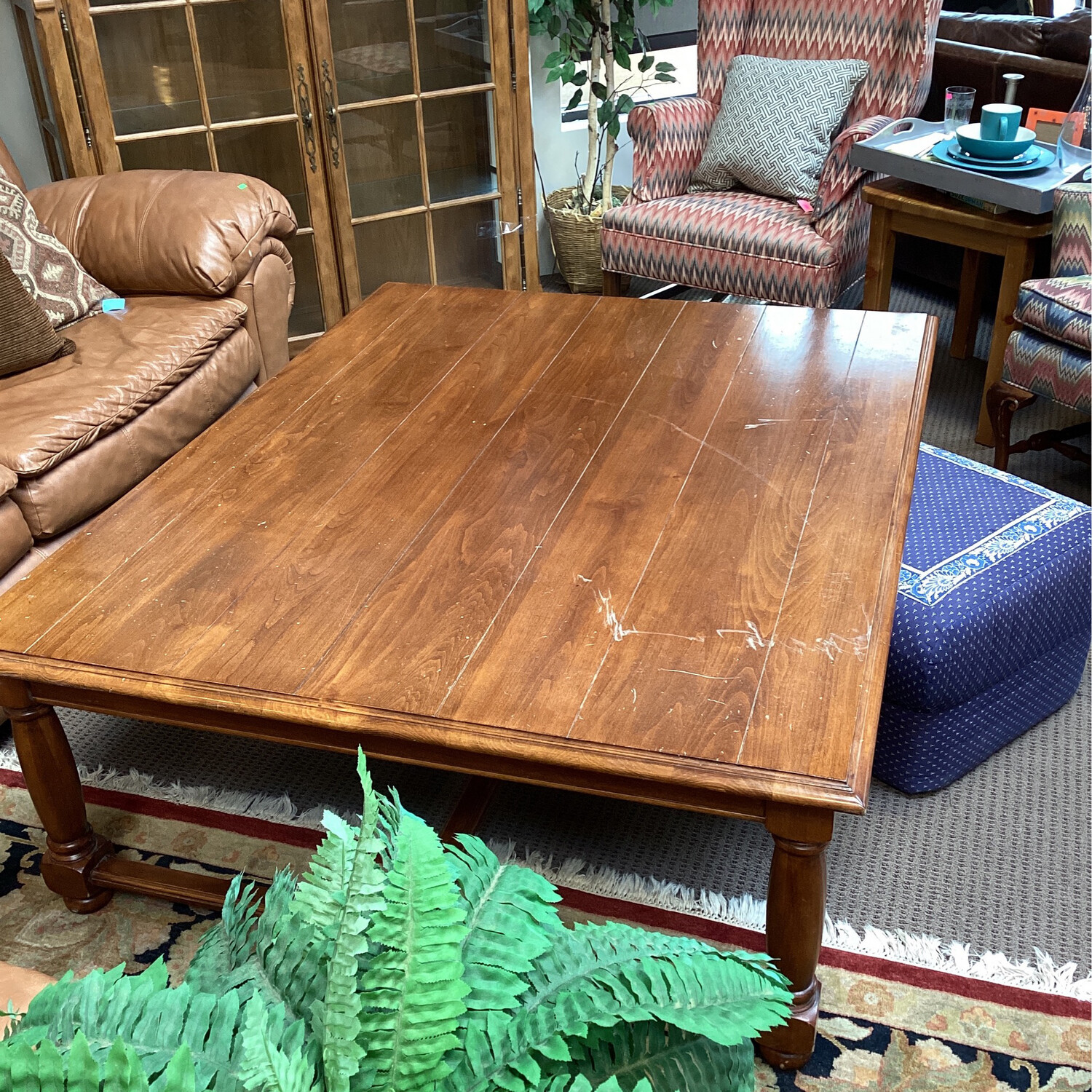Extra Large Wood Coffee Table