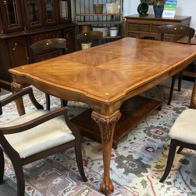 Hand Carved Dining Table 