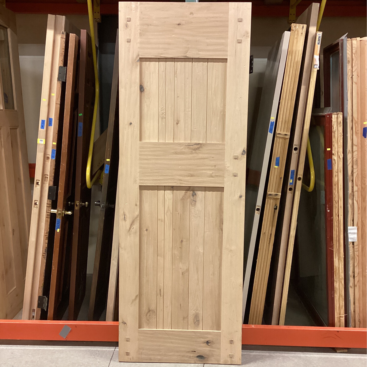 29.75” x 84” 2 Panel Light Wood Door