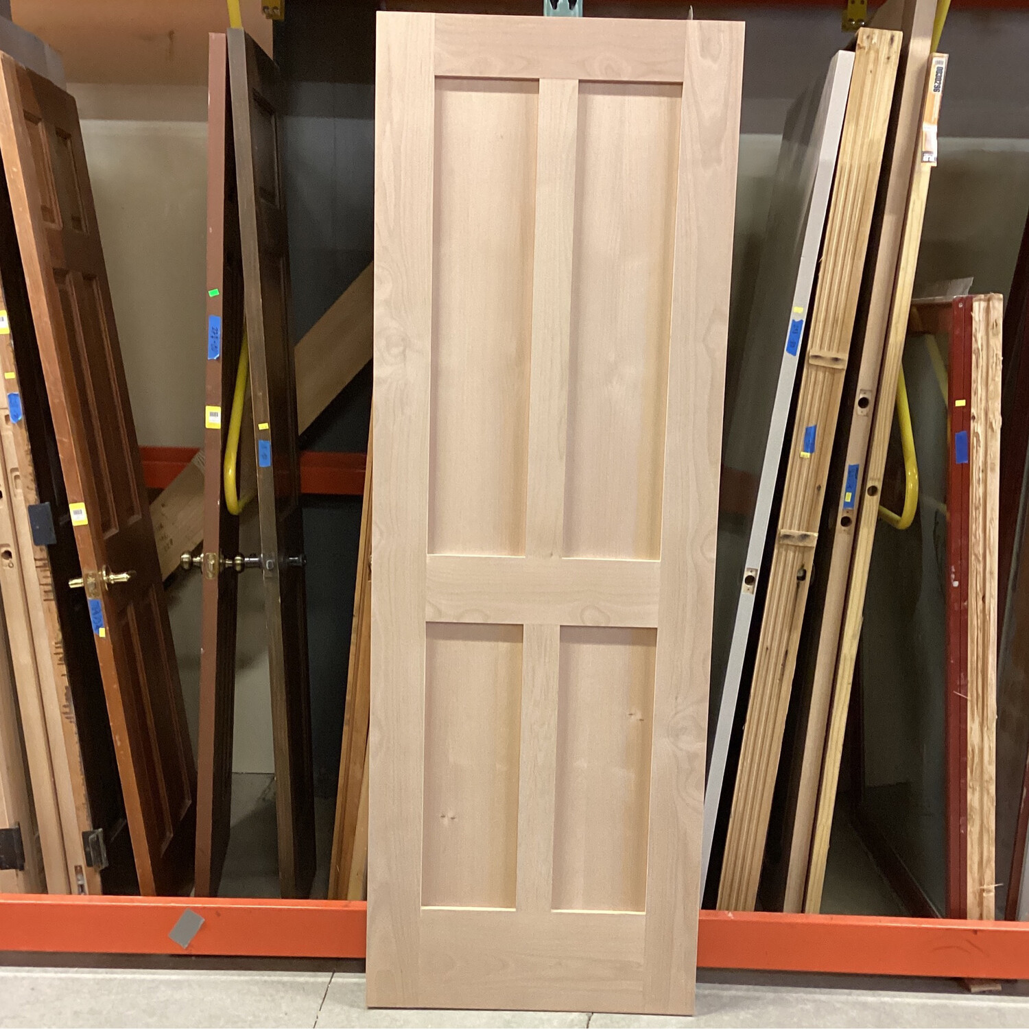 28” x 80” 4 Panel Lightwood Door 