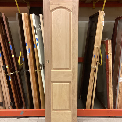 23.625” x 86.5” 2 Panel Lightwood Door 