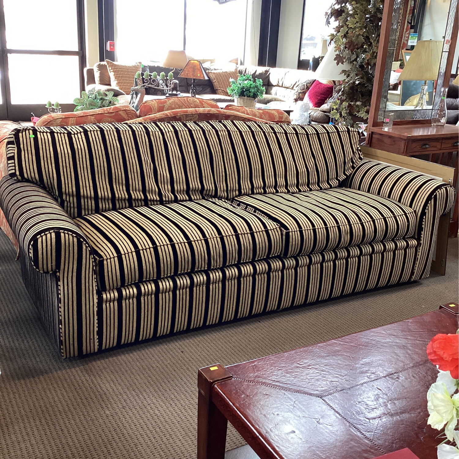Ralph Lauren Striped Sofa 