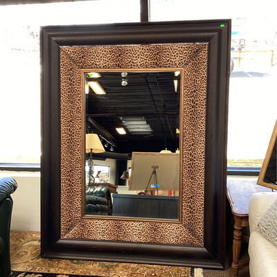 Cheetah Framed Mirror 