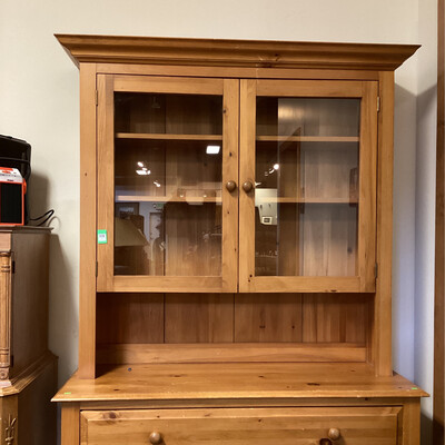 Golden Wooden Hutch 