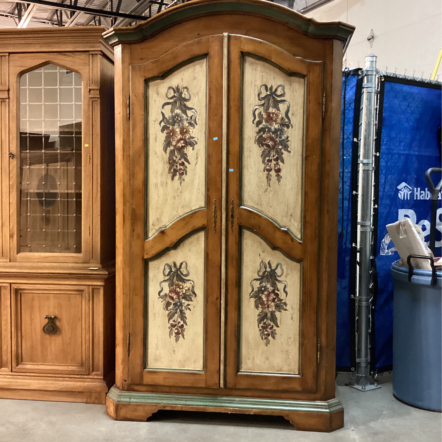 Hand Painted TV Hutch 