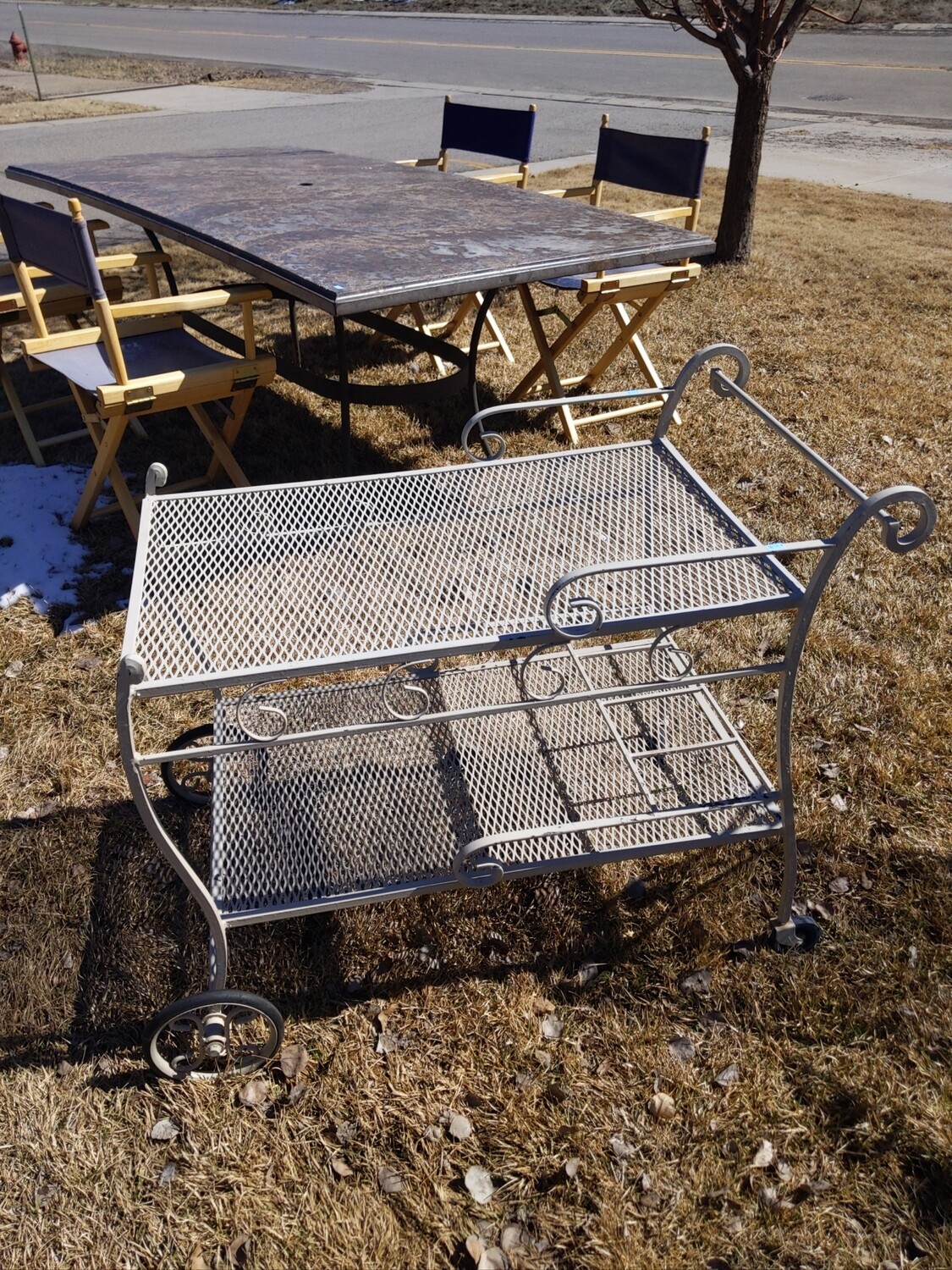 Outdoor Bar Cart