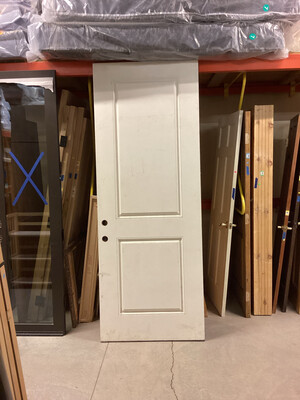 35.75” x 95” 2 Panel White Door
