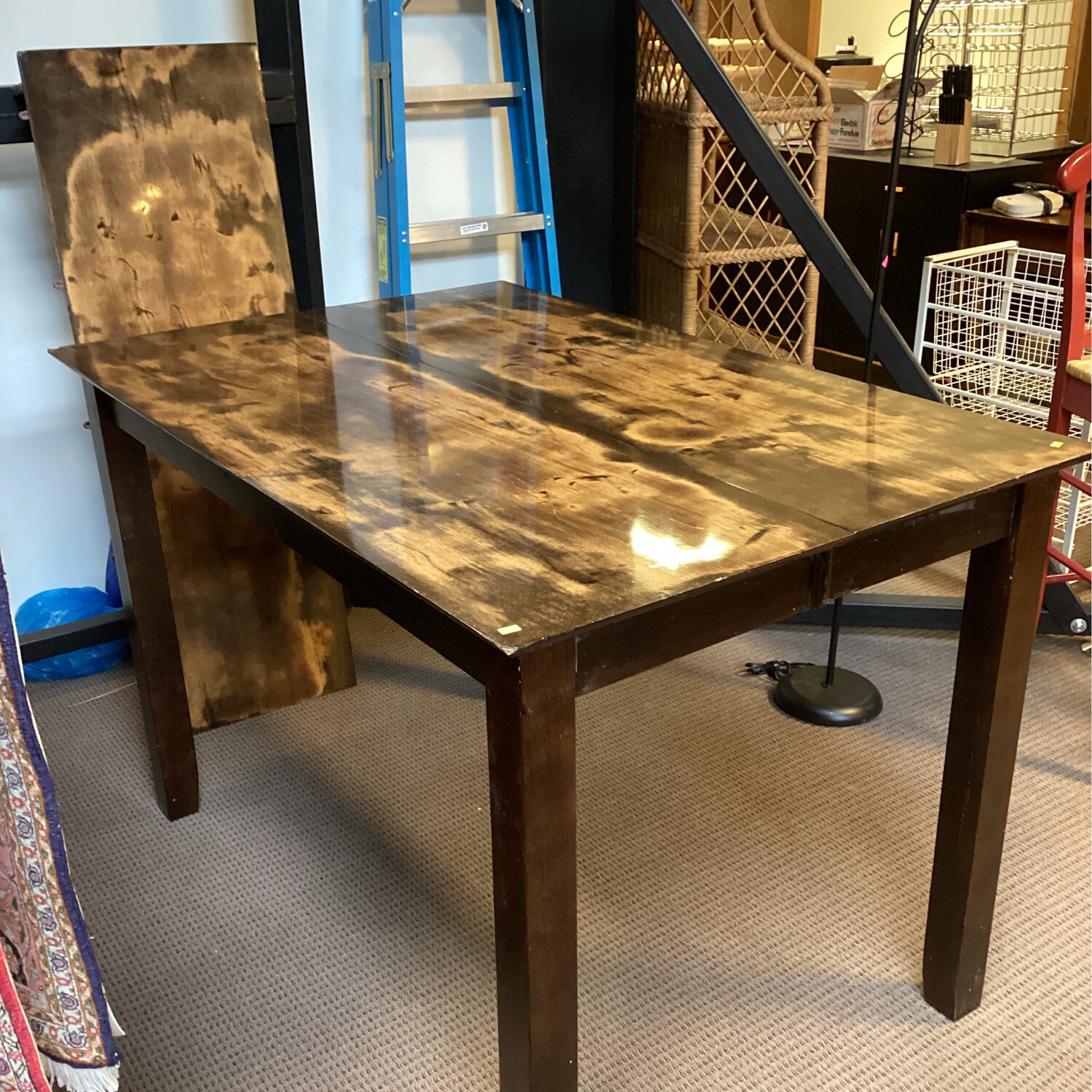 High top Dining Table with Leaf
