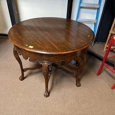 Hand Carved Petite Dining Table 