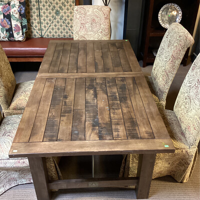 Rustic Brown Dining Wood Table
