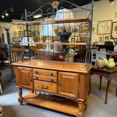 Wyn Wood Long Iron Shelf 