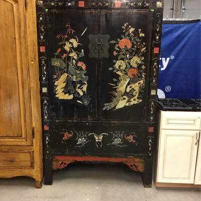 Black Painted Cabinet