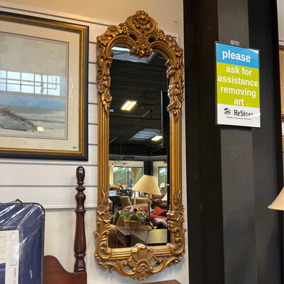 Floral Gold Full Body Mirror 