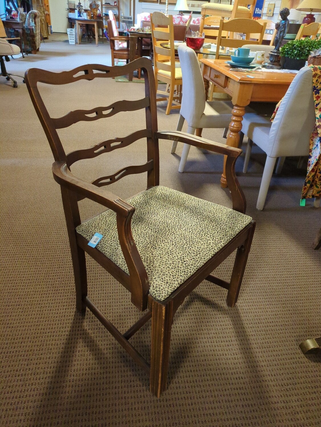 Set of 6 Ladder Back Dining Chairs