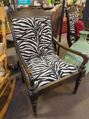 Studded Zebra Armchair 