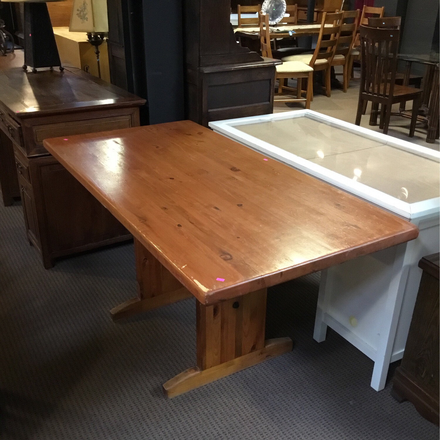 60” Wooden Dining Table