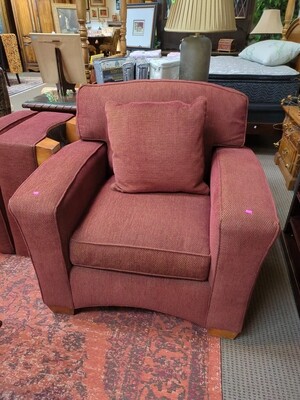 Lane Upholstered Armchair + Ottoman