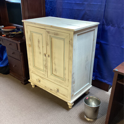 Rustic White Cabinet