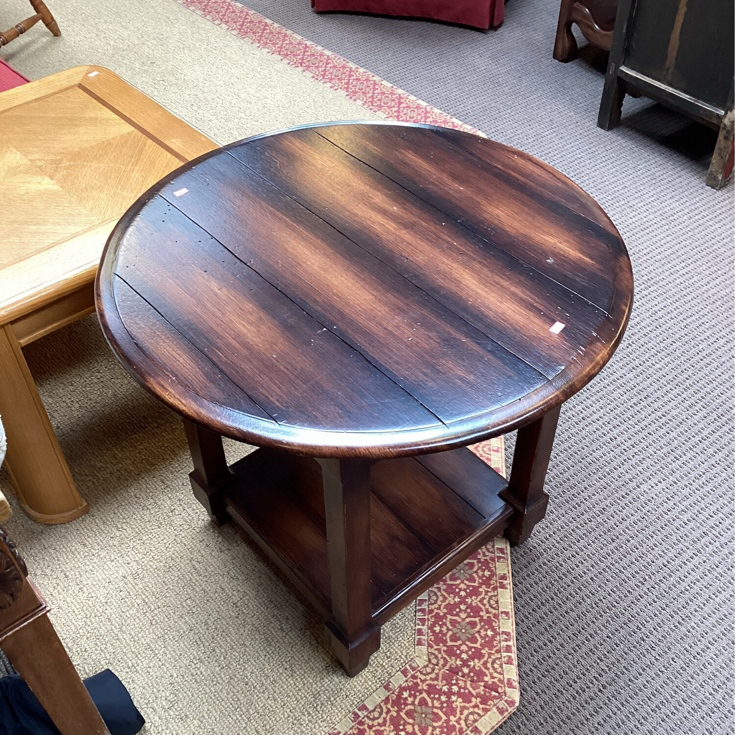 28” Round Coffee Wooden Coffee Table
