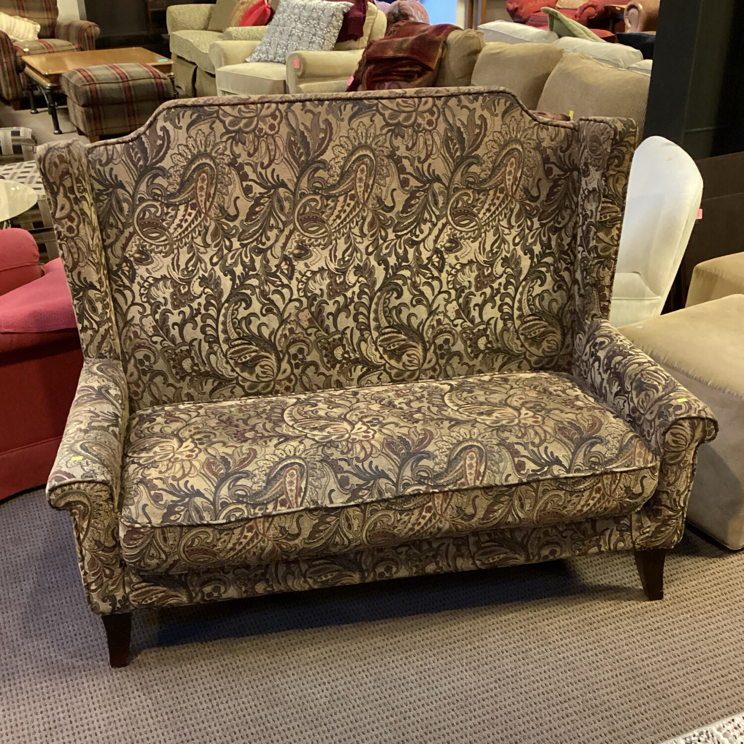 Small Fern Patterned Sofa 