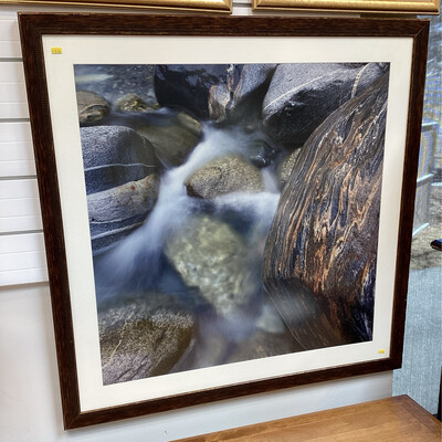Framed River Stone Photo