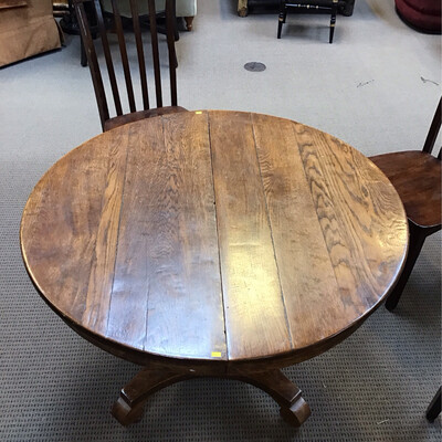 42” Round Wood Table