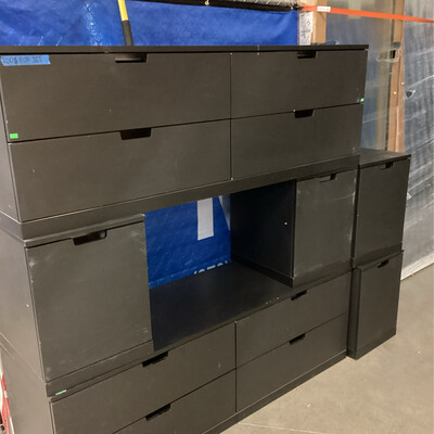 Stackable 12 drawer storage set