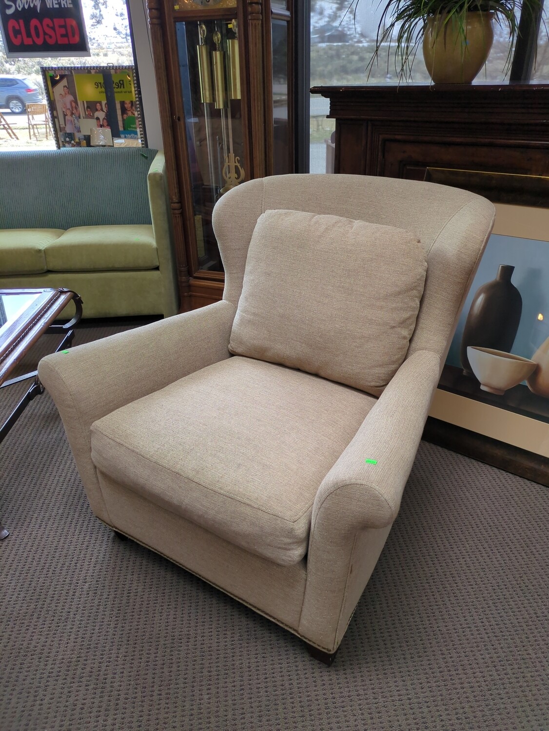 Sherril Furniture Beige Armchair