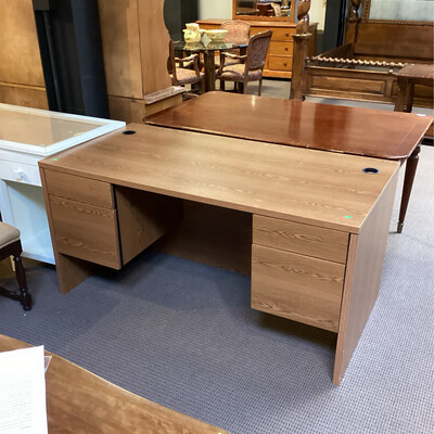 Sleek Wooden Office Desk