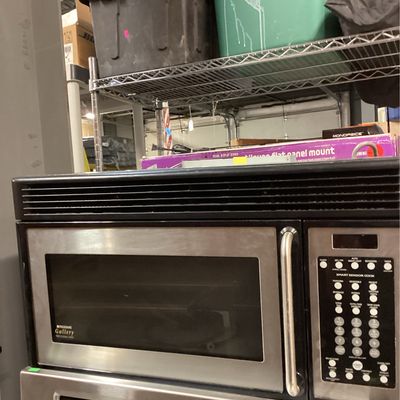 Frigidaire Gallery under-mount Black and Stainless Microwave 
