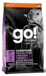 GO! Solutions Carnivore GF Chicken, Turkey, Duck Senior Dog 5.4KG/12lb