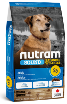 Nutram Dog Sound Balanced Wellness S6 Adult Dog 13.6Kg