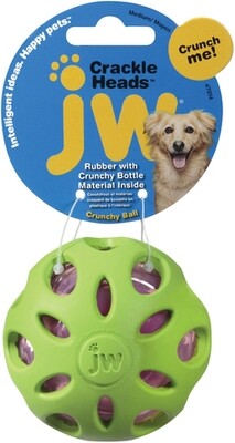 JW Pet Crackle Heads Ball, M