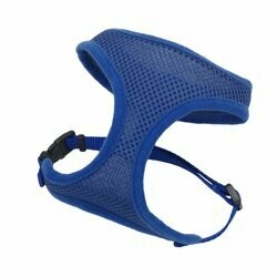 Coastal Comfort Soft Adjustable Dog Harness 3/8In X 14-16In XXS Blue