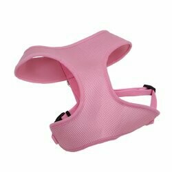 Coastal Comfort Soft Adjustable Dog Harness 3/4In X 20In-29In Medium Pink Bright