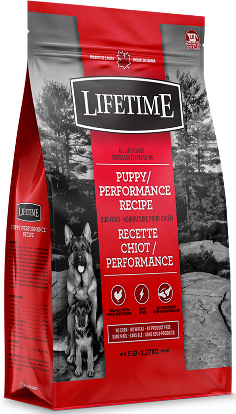 Lifetime All Life Stages Puppy Performance Dog Food 2.27kg